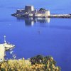 Город Нафплион. Вид на замок Бурдзи